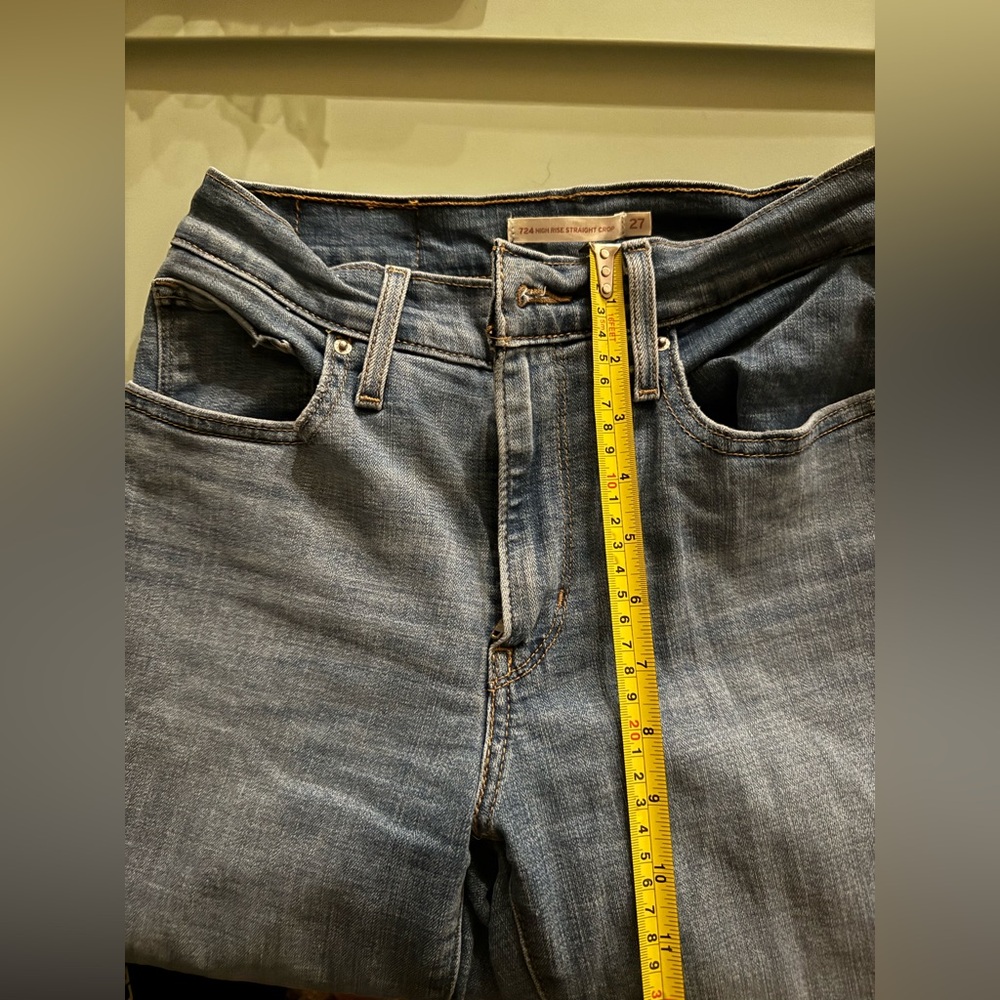 LEVIS HIGH RISE STRAIGHT CROP - Picture 7 of 8